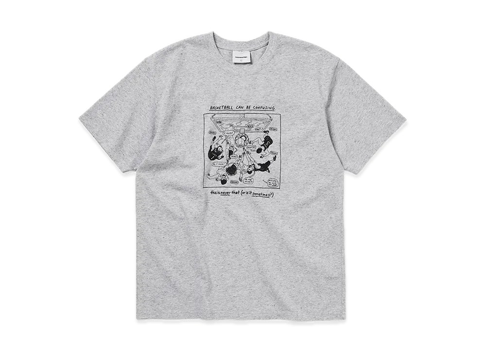 thisisneverthat Confusing Basketball Tee "Heather Grey"