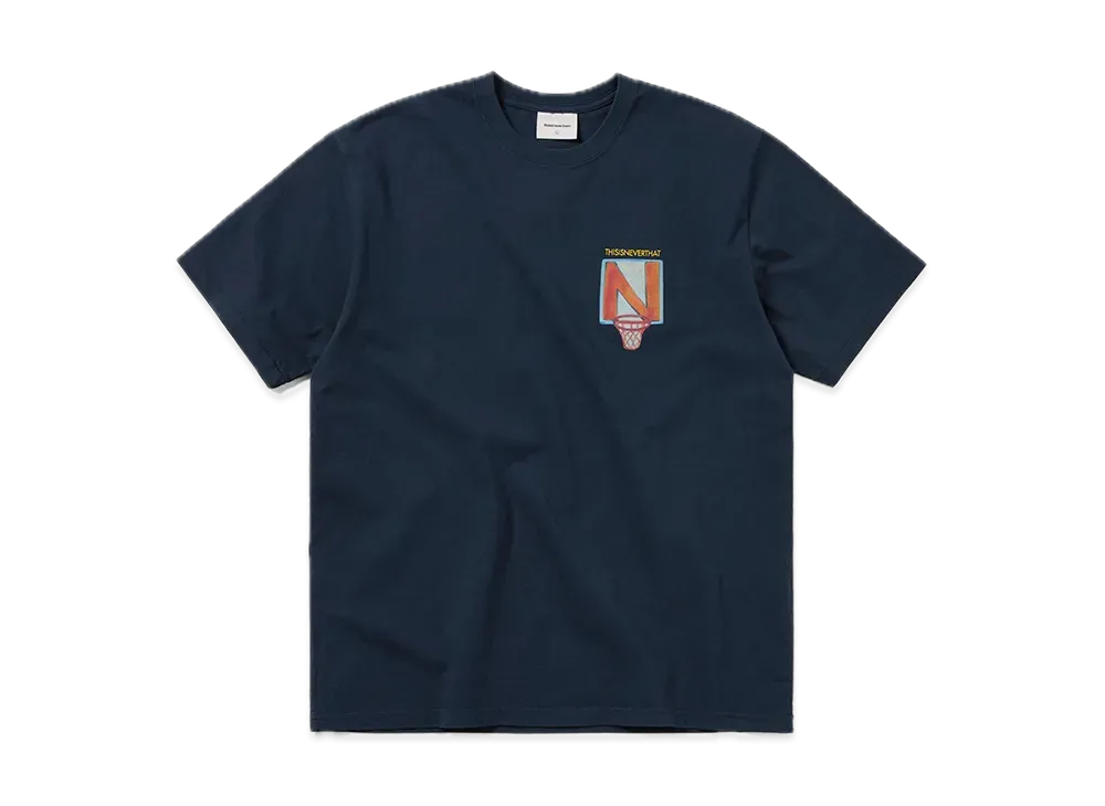 thisisneverthat N Basketball Hoop Tee "Navy"