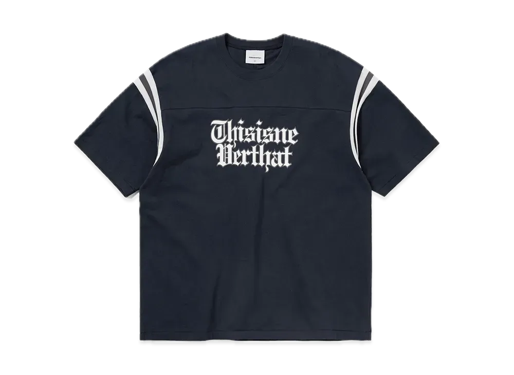 thisisneverthat Football Tee "Navy"