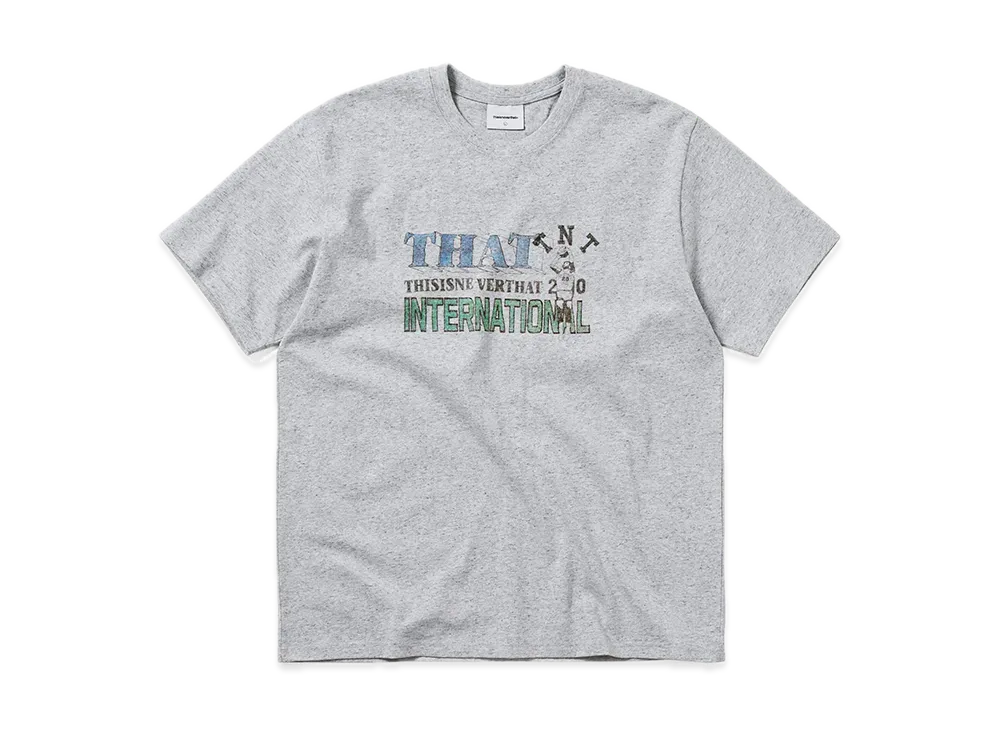 thisisneverthat International Team Tee "Heather Grey"