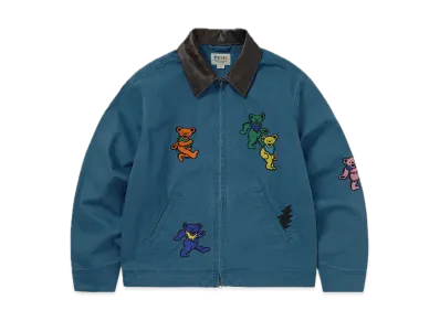thisisneverthat x Grateful Dead Dancing Bears Work Jacket "Blue"