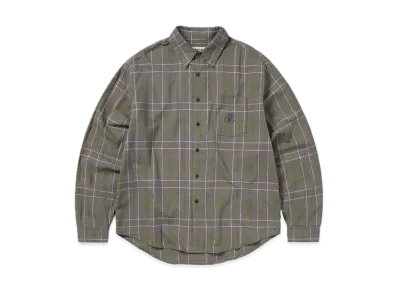 thisisneverthat x Grateful Dead Lightning Bear Plaid Shirt "Light Blue"