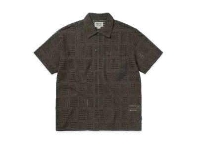 thisisneverthat x Grateful Dead Lightning Mesh S/S Shirt "Brown"