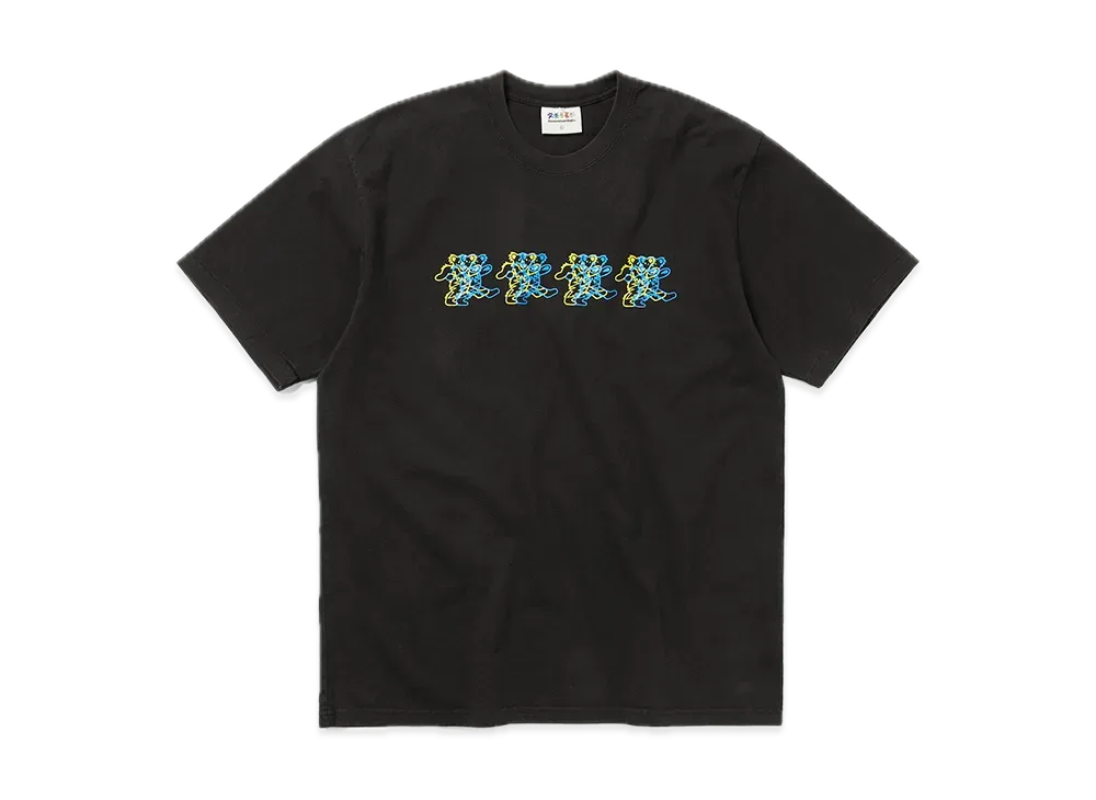thisisneverthat x Grateful Dead Overlap Lightning Bears Tee "Black"