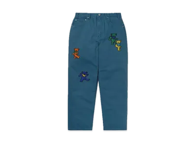thisisneverthat x Grateful Dead Dancing Bears Work Pant "Blue"