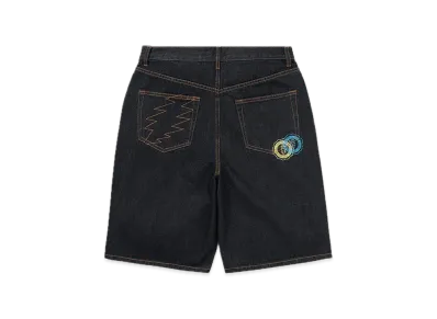 thisisneverthat x Grateful Dead Overlap Lightning Denim Short "Indigo"