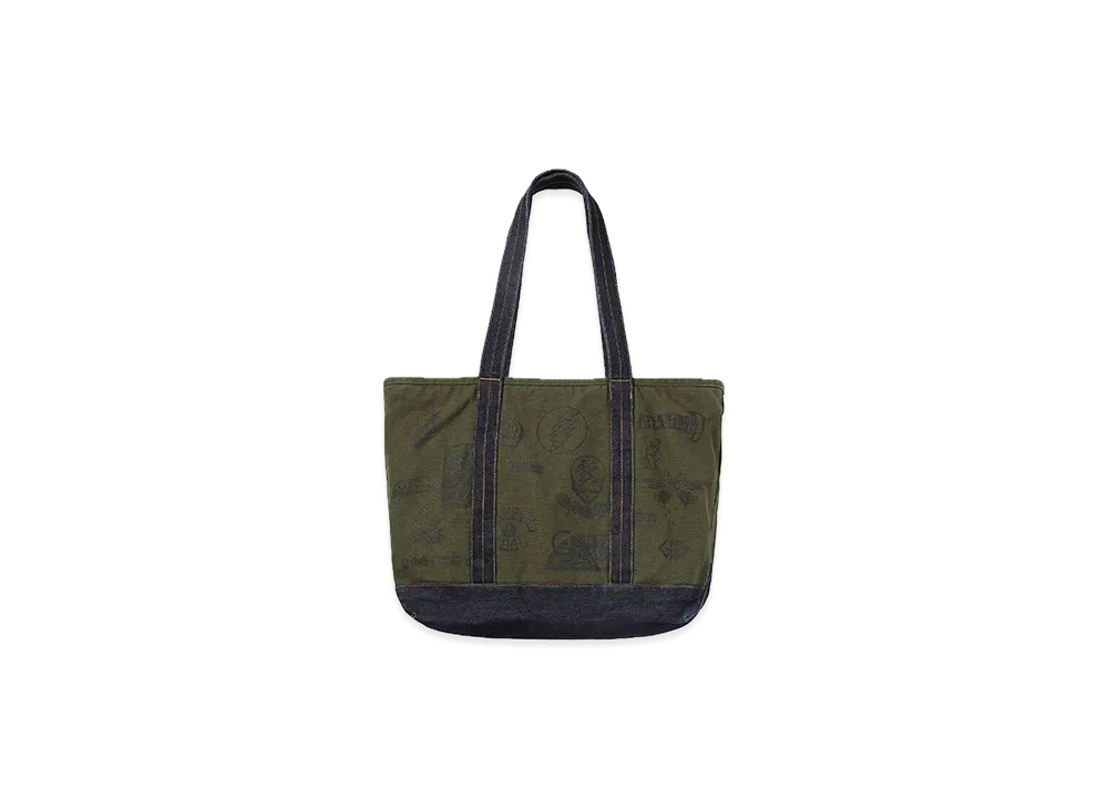 thisisneverthat x Grateful Dead Iconography Tote Bag "Khaki"