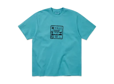thisisneverthat Caution Sign Tee "Teal"