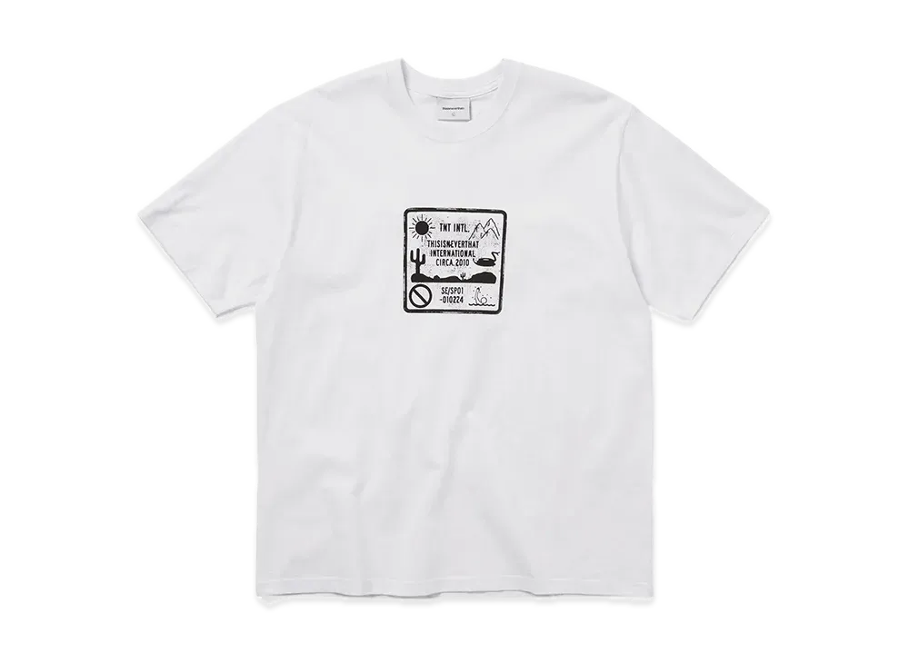 thisisneverthat Caution Sign Tee "White"