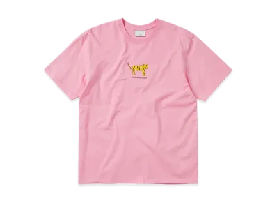 thisisneverthat Yellow Cat Tee "Pink"