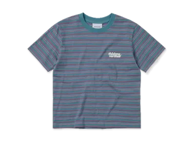 thisisneverthat Striped W Tee "Light Blue"