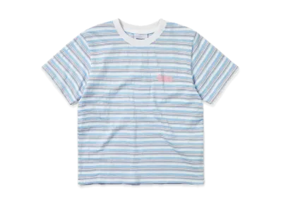 thisisneverthat Striped W Tee "White"