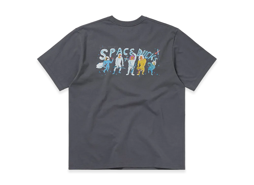 thisisneverthat x Daniel Johnston Space Ducks Tee "Dark Grey"