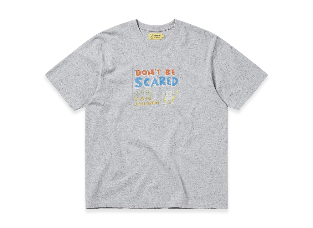 thisisneverthat x Daniel Johnston Scared Tee "Heather Grey"