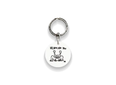 thisisneverthat x Daniel Johnston Frog Keychain "White"