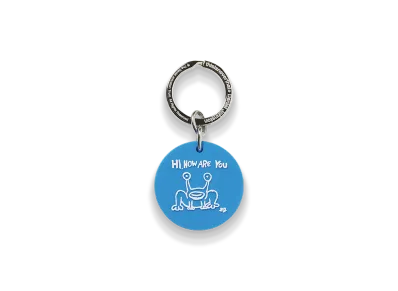 thisisneverthat x Daniel Johnston Frog Keychain "Teal"