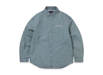 thisisneverthat Washed Denim Shirt "WashedBlue"