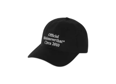 thisisneverthat Times Cap "Black"