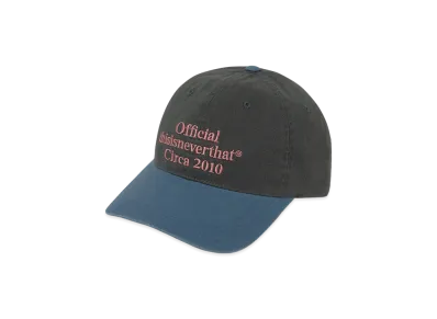 thisisneverthat Times Cap "Charcoal/Blue"