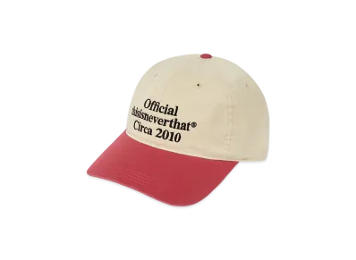 thisisneverthat Times Cap "Ivory/Pink"