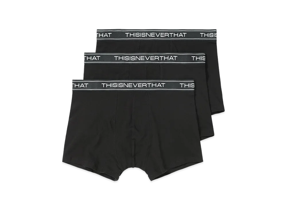 thisisneverthat Cotton Briefs 3Pack "Black"