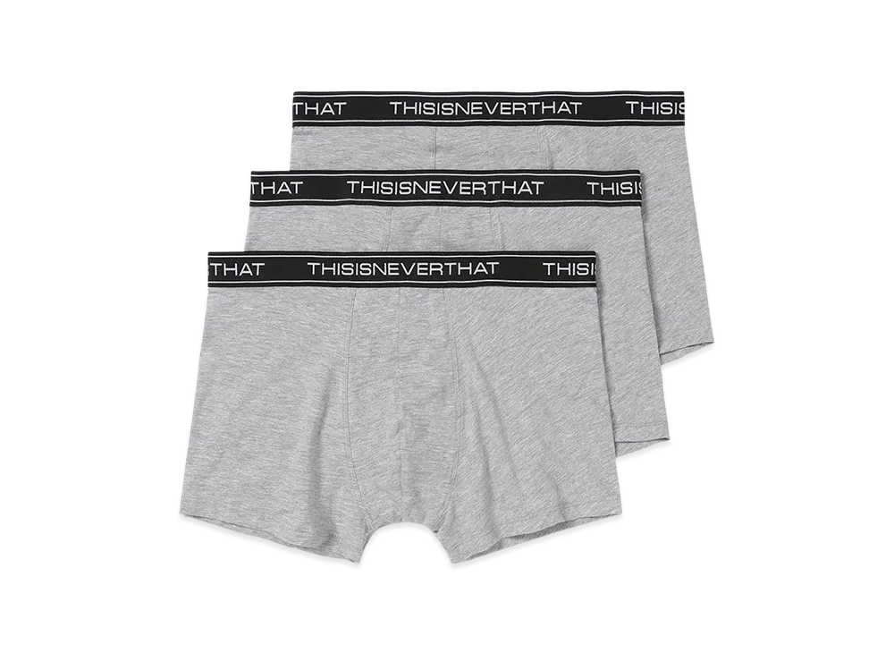 thisisneverthat Cotton Briefs 3Pack "Grey"