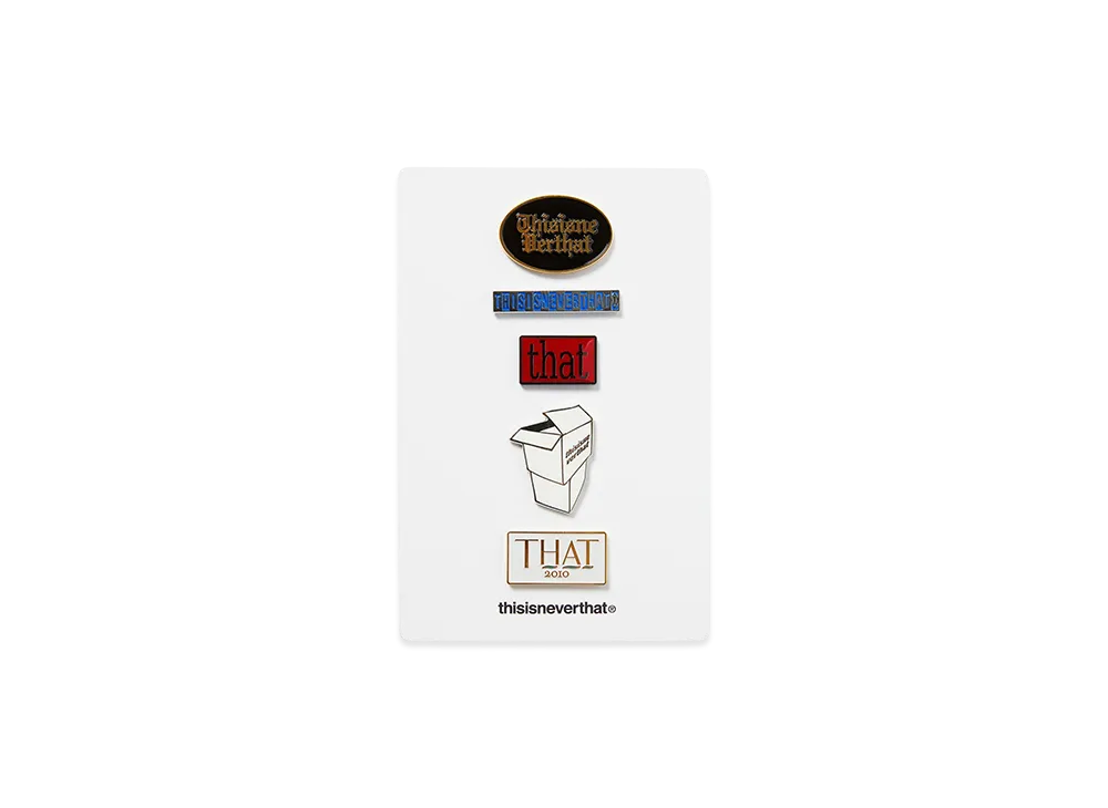 thisisneverthat Pin Set "Multi"