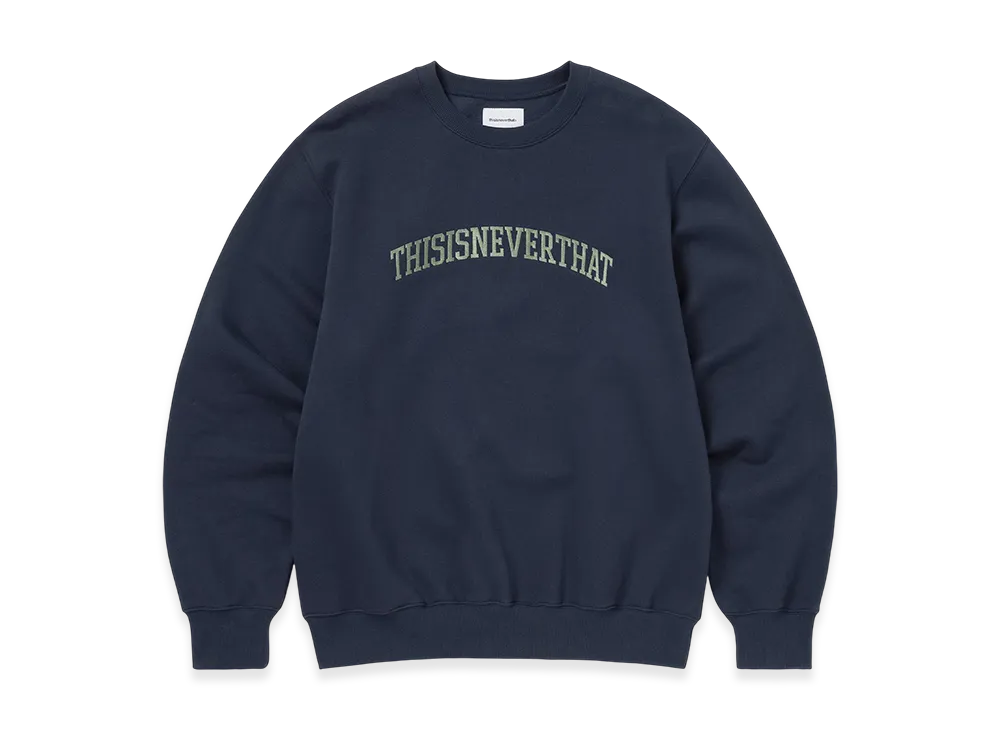 thisisneverthat Arch-Logo Crewneck "Navy"