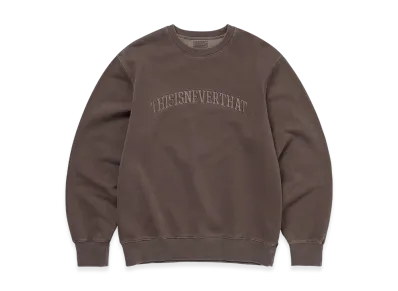 thisisneverthat Arch-Logo Crewneck "Dark Chocolate"