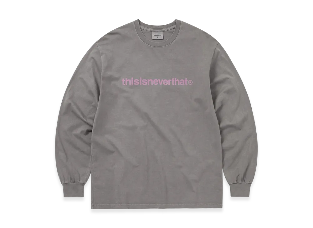 thisisneverthat T-Logo L/S Tee "Dark Grey"