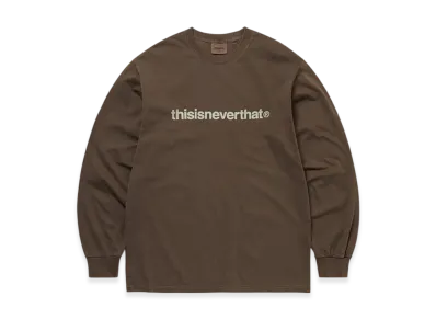 thisisneverthat T-Logo L/S Tee "Dark Chocolate"