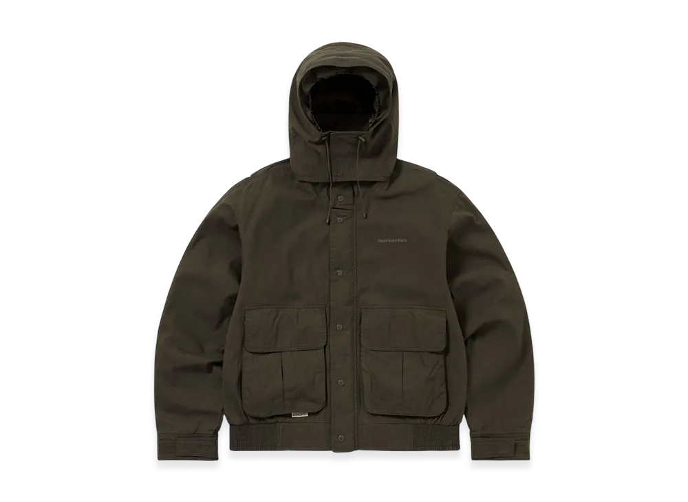 thisisneverthat Waxed Field Jacket "Olive"