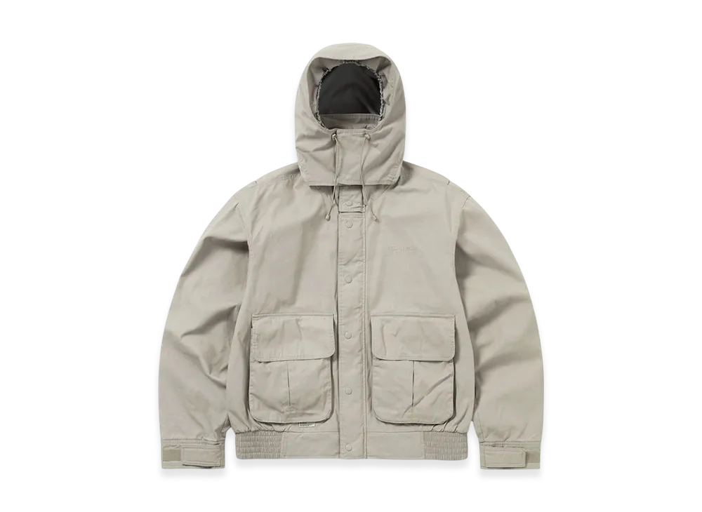 thisisneverthat Waxed Field Jacket "Stone"