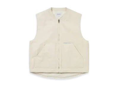 thisisneverthat Washed Duck Vest "Ivory"
