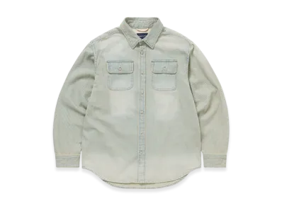 thisisneverthat Hickory Denim Shirt "Washed Blue"