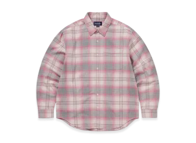 thisisneverthat Flannel Check Shirt "Pink"