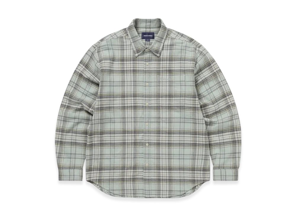 thisisneverthat Flannel Check Shirt "Sage"