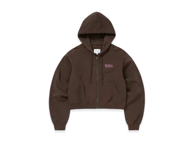 thisisneverthat OL-Logo W Zip Up Hoodie "Dark Chocolate"