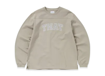 thisisneverthat THAT Panelled Crewneck "Deep Beige"