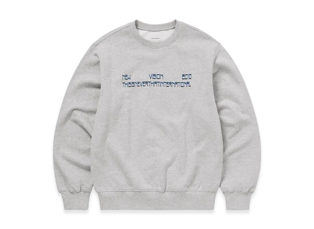 thisisneverthat New Vision 2010 Crewneck "Heather Grey"