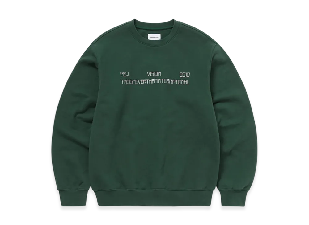 thisisneverthat New Vision 2010 Crewneck "Dark Green"