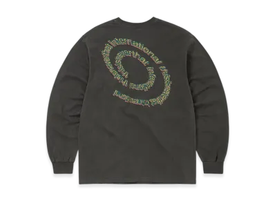 thisisneverthat Spiral Logo L/S Tee "Charcoal"
