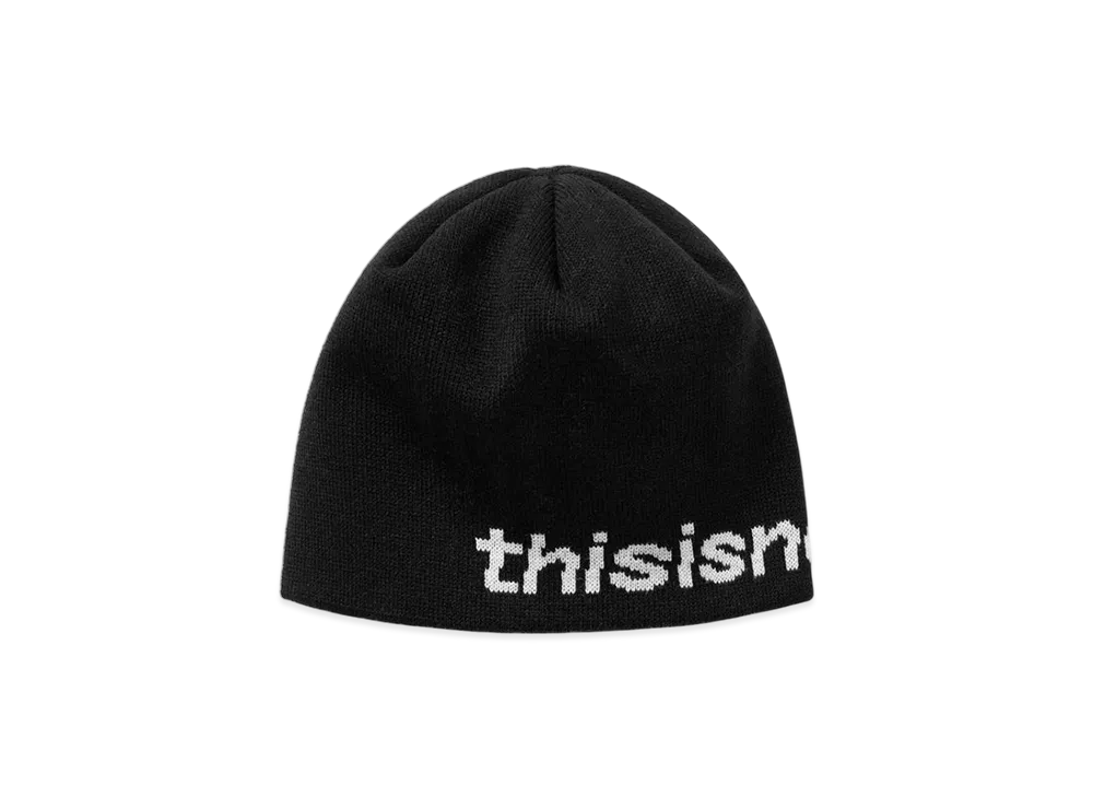 thisisneverthat SP-Logo No Cuff Beanie "Black"