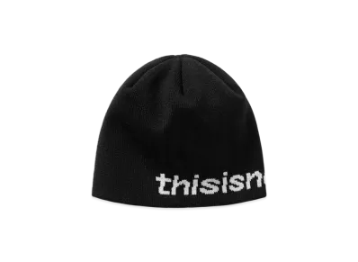 thisisneverthat SP-Logo No Cuff Beanie "Black"