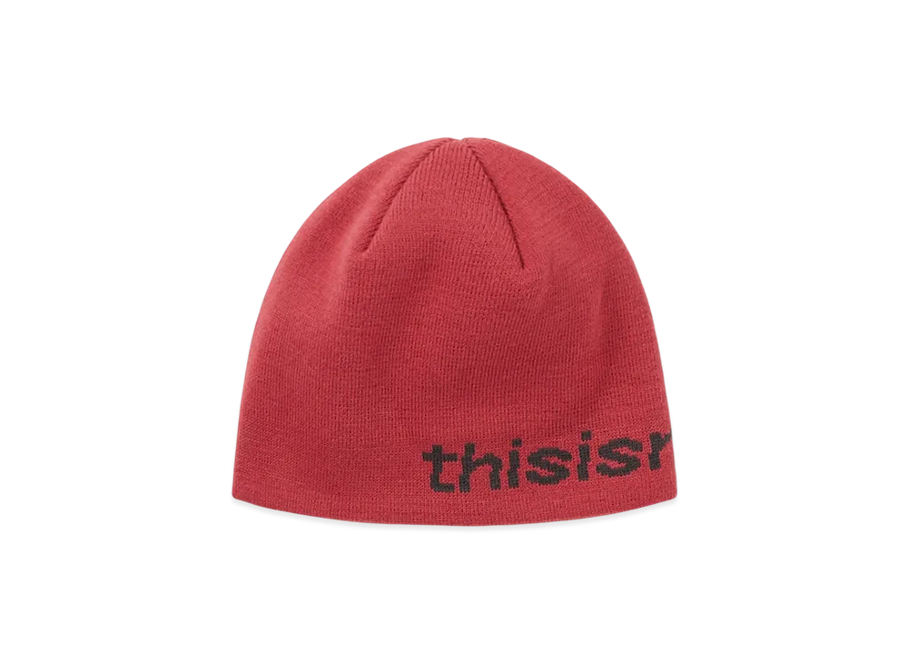 thisisneverthat SP-Logo No Cuff Beanie "Red Pink"
