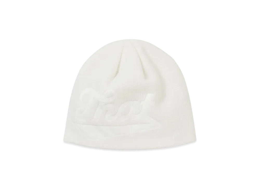 thisisneverthat Debossed That No Cuff Beanie "Off White"