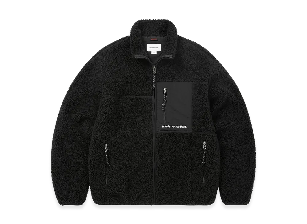 thisisneverthat SP Sherpa Fleece Jacket "Black"