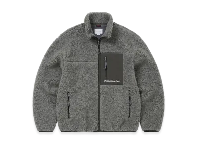 thisisneverthat SP Sherpa Fleece Jacket "Charcoal"