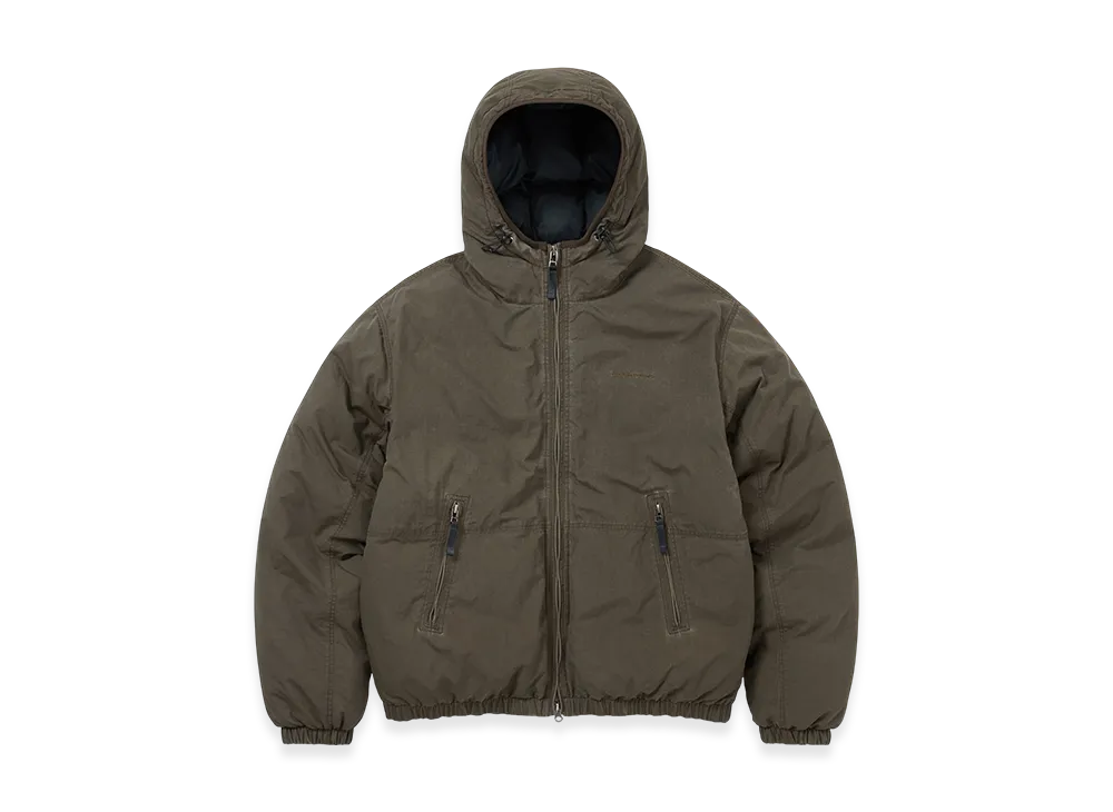 thisisneverthat Washed Down Puffer Jacket "Brown"