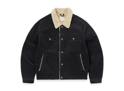 thisisneverthat Sherpa Lined Corduroy Trucker Jacket "Black"